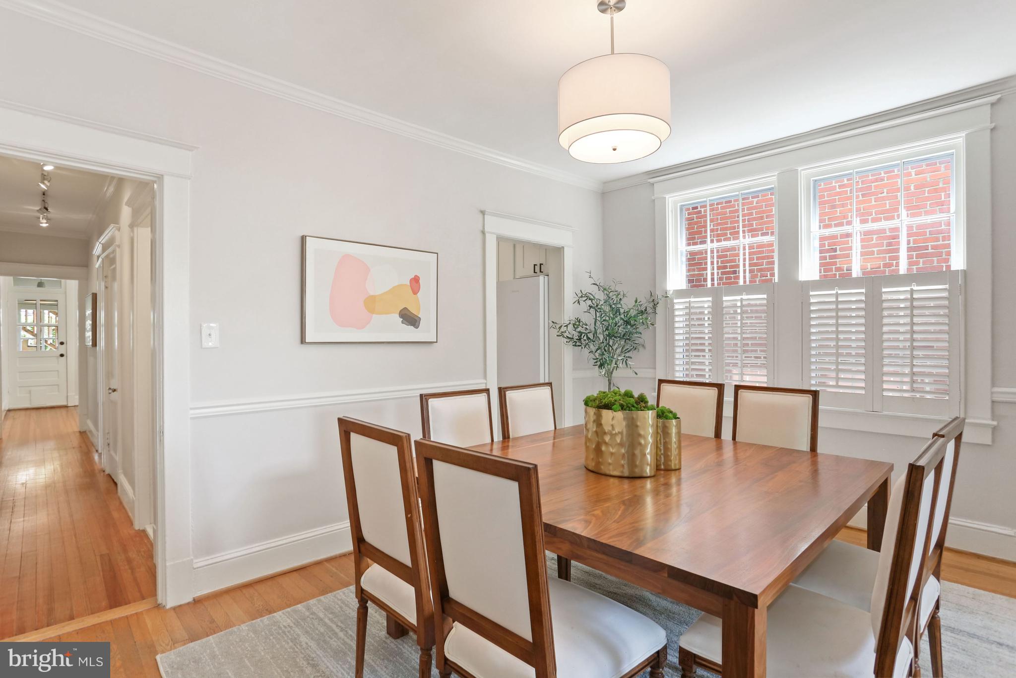 2325 37th Street Northwest, Unit 2 Washington, DC 20007 - Photo 5 of 39 Full Dining Room