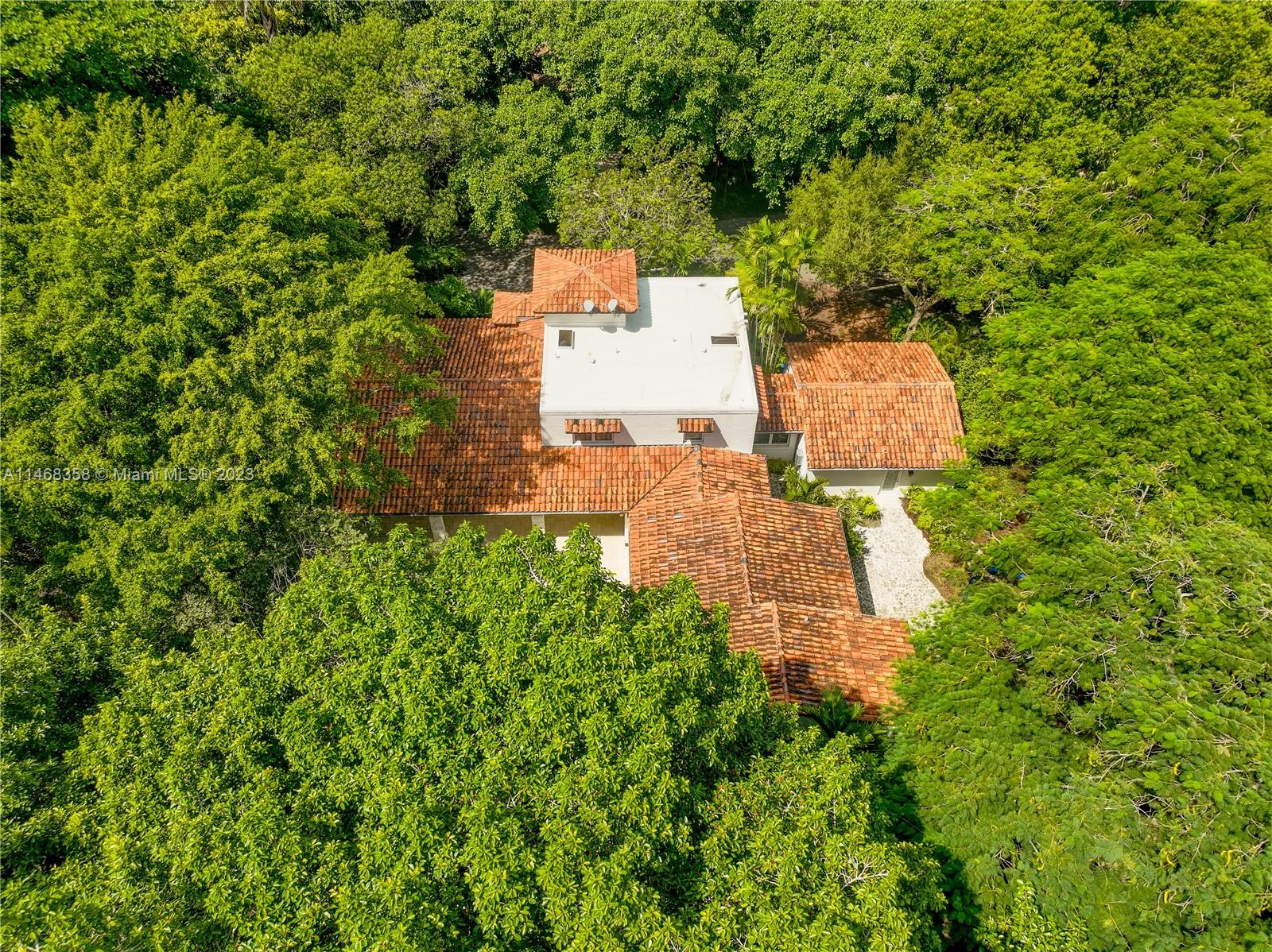 3500 Munroe Drive Coconut Grove, FL 33133 - Photo 53 of 54 an aerial view of residential house with outdoor space