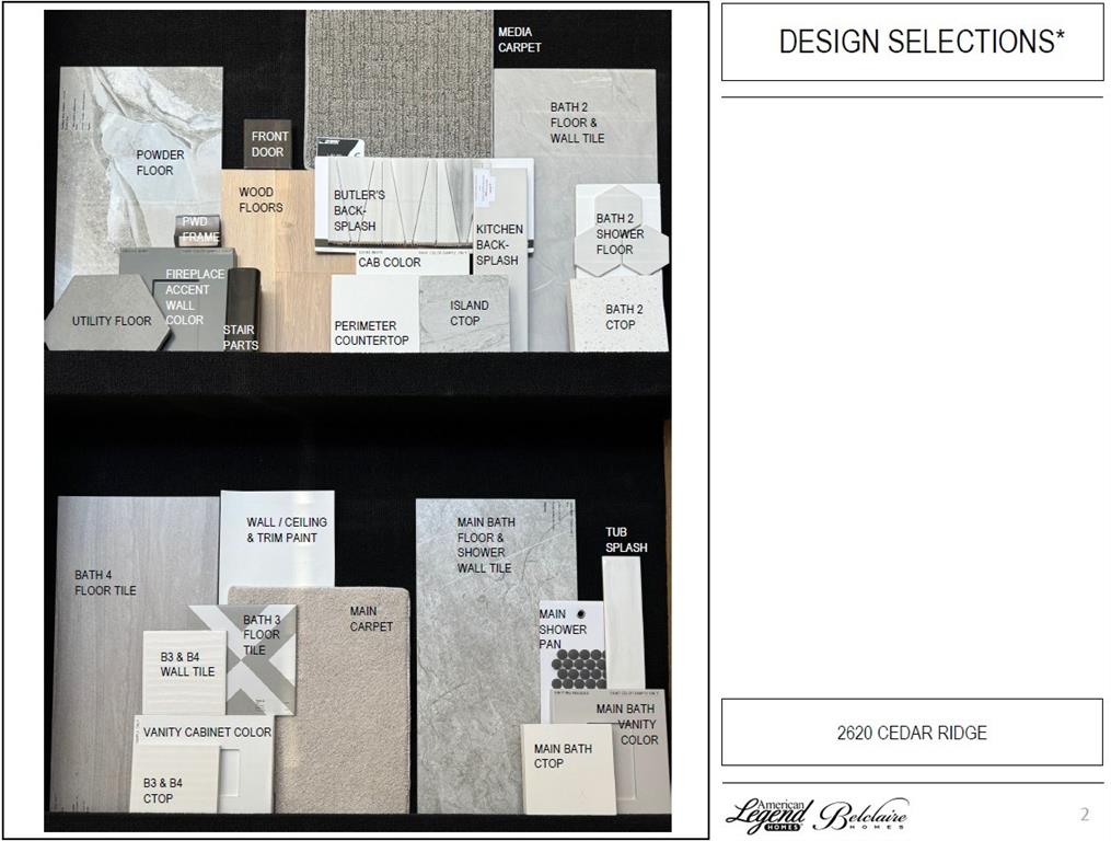 2620 Cedar Rdg Road Celina, TX 75009 - Photo 27 of 27 Representative photo of design selections for 2620 Cedar Ridge Road