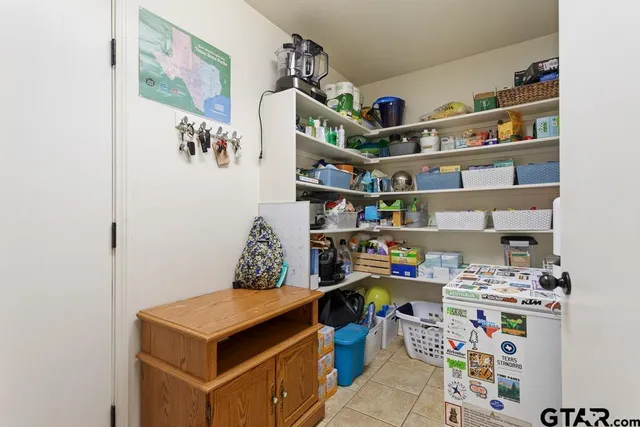 a room with storage and utility