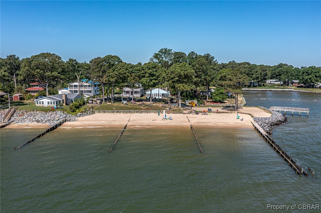 189 Virginia Road Reedville, VA 22539 - Photo 44 of 46 Dock area featuring a water view