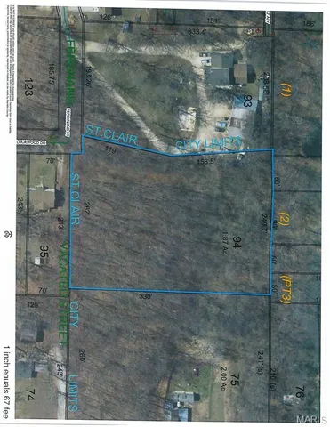 $35,000 | 2-acres Ferdinand Street, St. Clair, MO 63077