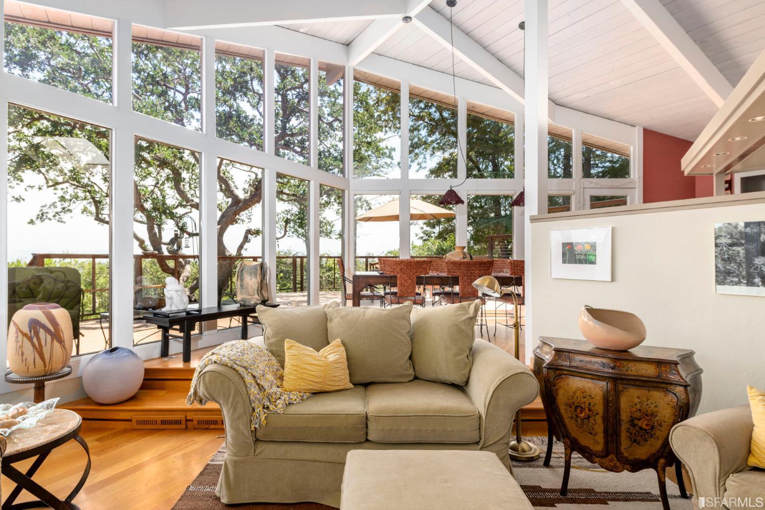 250 Hardwick Road Woodside, CA 94062 - Photo 18 of 50 a living room with furniture and a large window