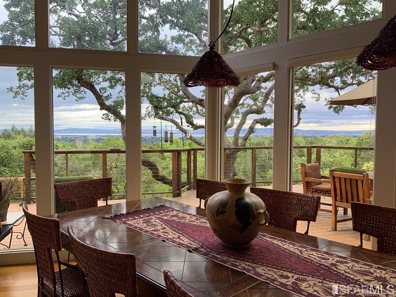 250 Hardwick Road Woodside, CA 94062 - Photo 6 of 50 a view of a patio with furniture and wooden floor