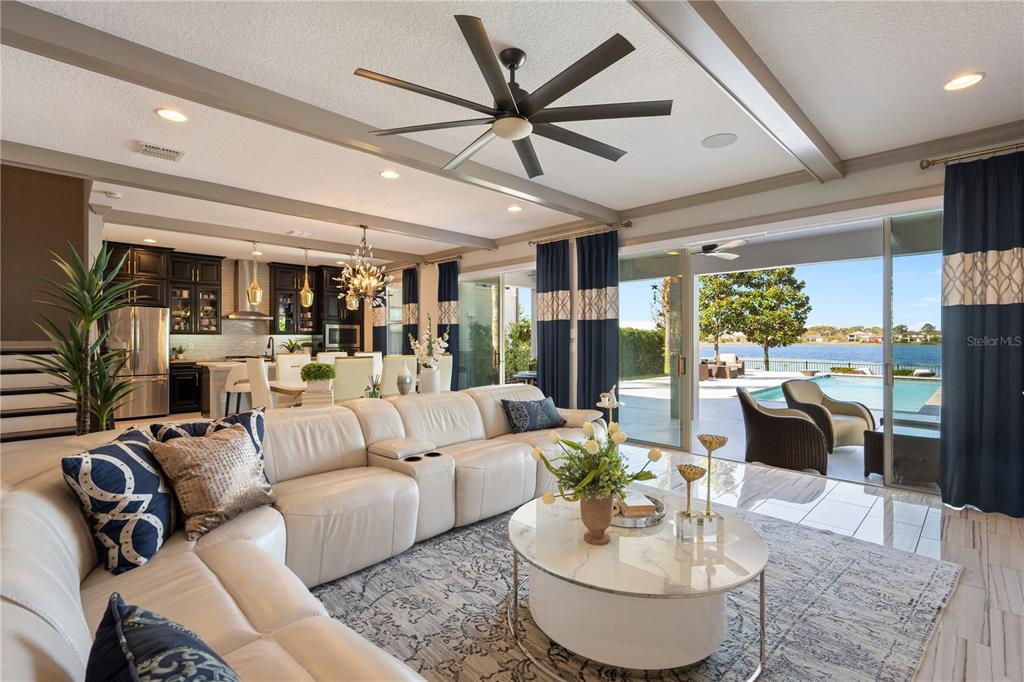 10950 Lemon Lake Boulevard Orlando, FL 32836 - Photo 15 of 53 a living room with furniture and a large window