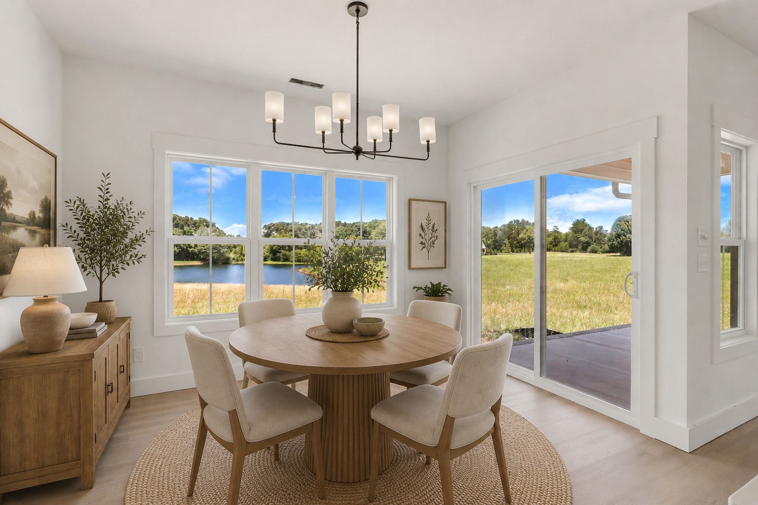 1171 Abiff Road Bon Aqua, TN 37025 - Photo 10 of 45 a view of a dining room with furniture window and outside view