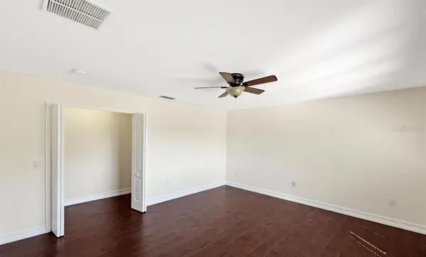 wooden floor in an empty room