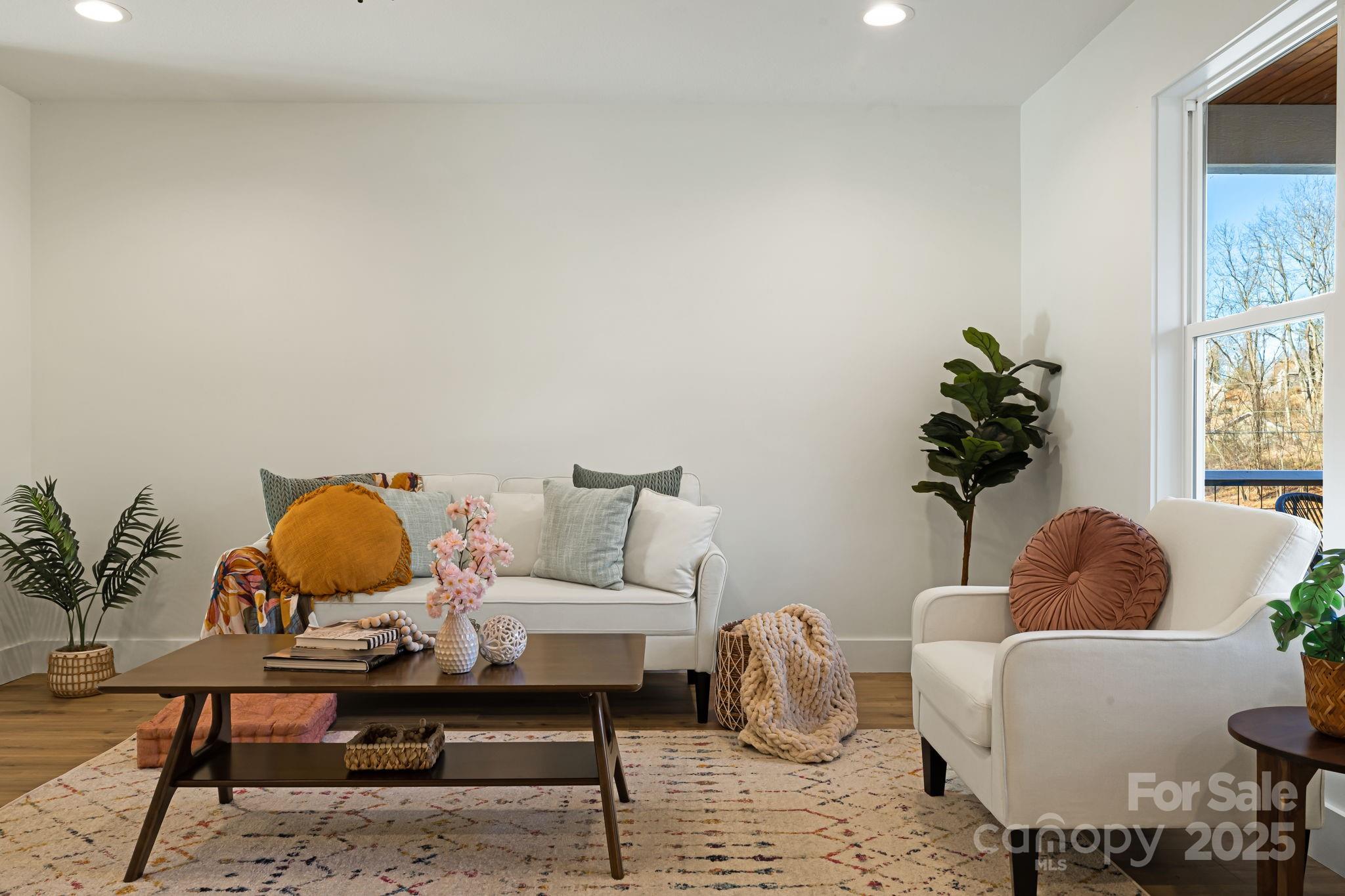 386 Holtzclaw Street Canton, NC 28716 - Photo 16 of 43 a living room with furniture and a potted plant
