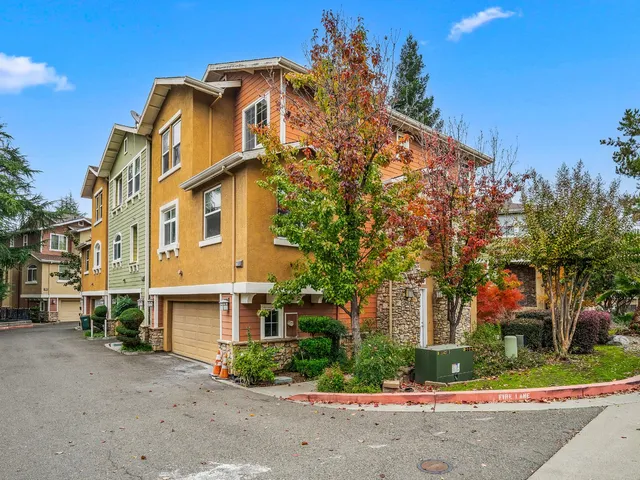 a view of a building with a street