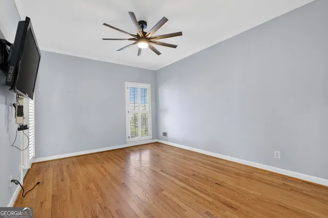 a close view of closet