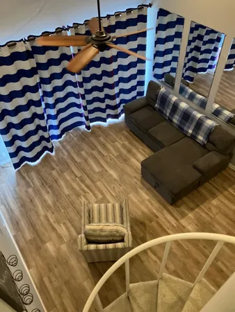 a view of water heater and room