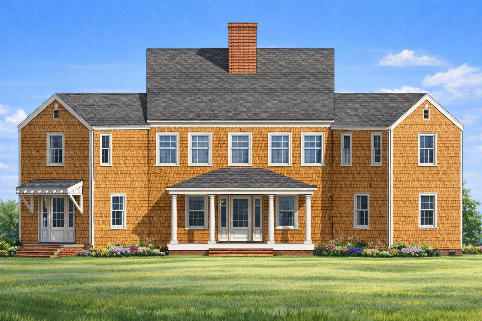 6 Fargo Way Nantucket, MA 02554 - Photo 27 of 28 front view of a house with a yard