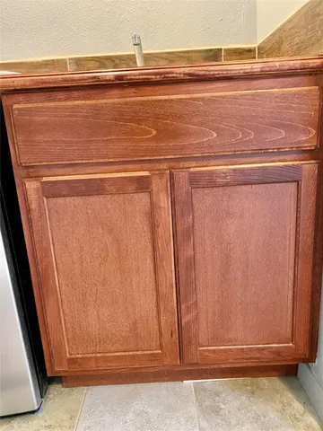 a close view of door