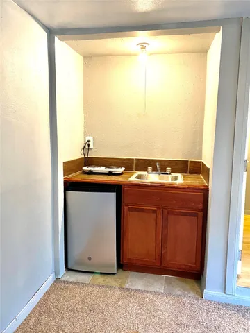 a bathroom with a sink and a vanity