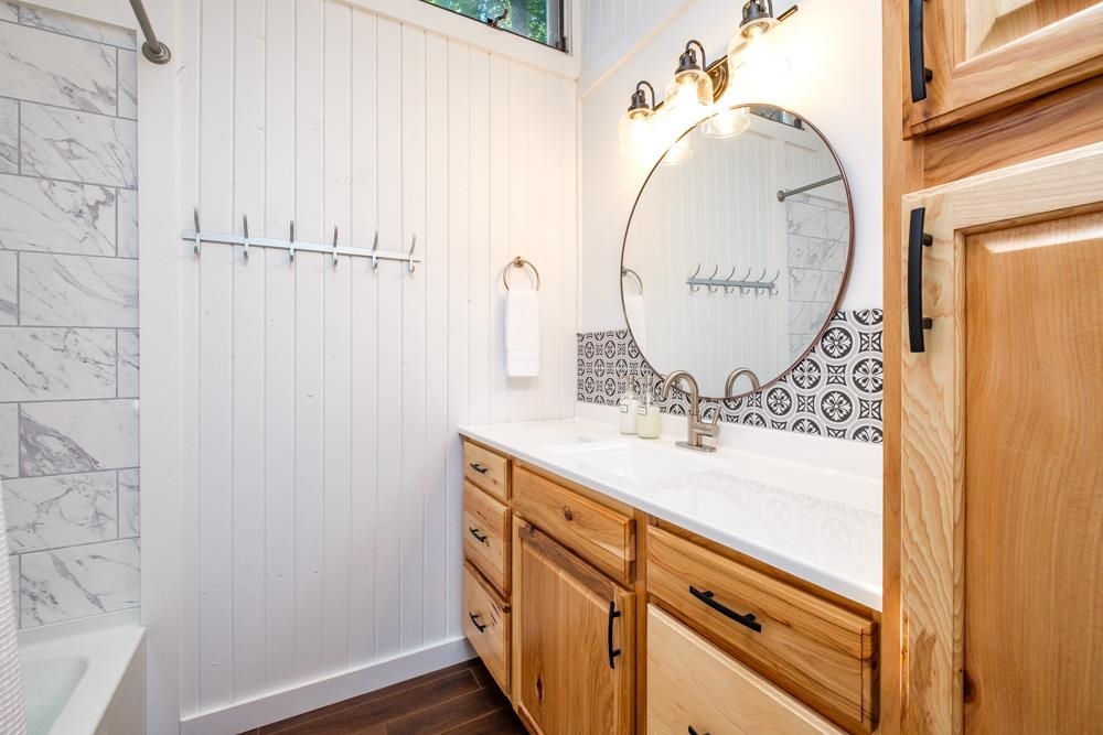 2781 Supinlick Ridge Road Mount Jackson, VA 22842 - Photo 13 of 28 a bathroom with a sink and a mirror