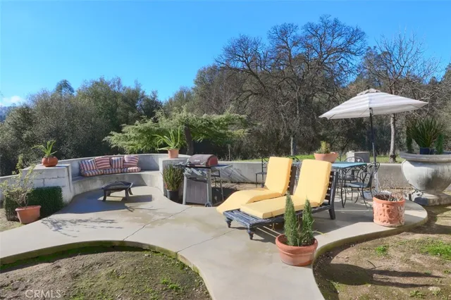 a view of outdoor space and patio