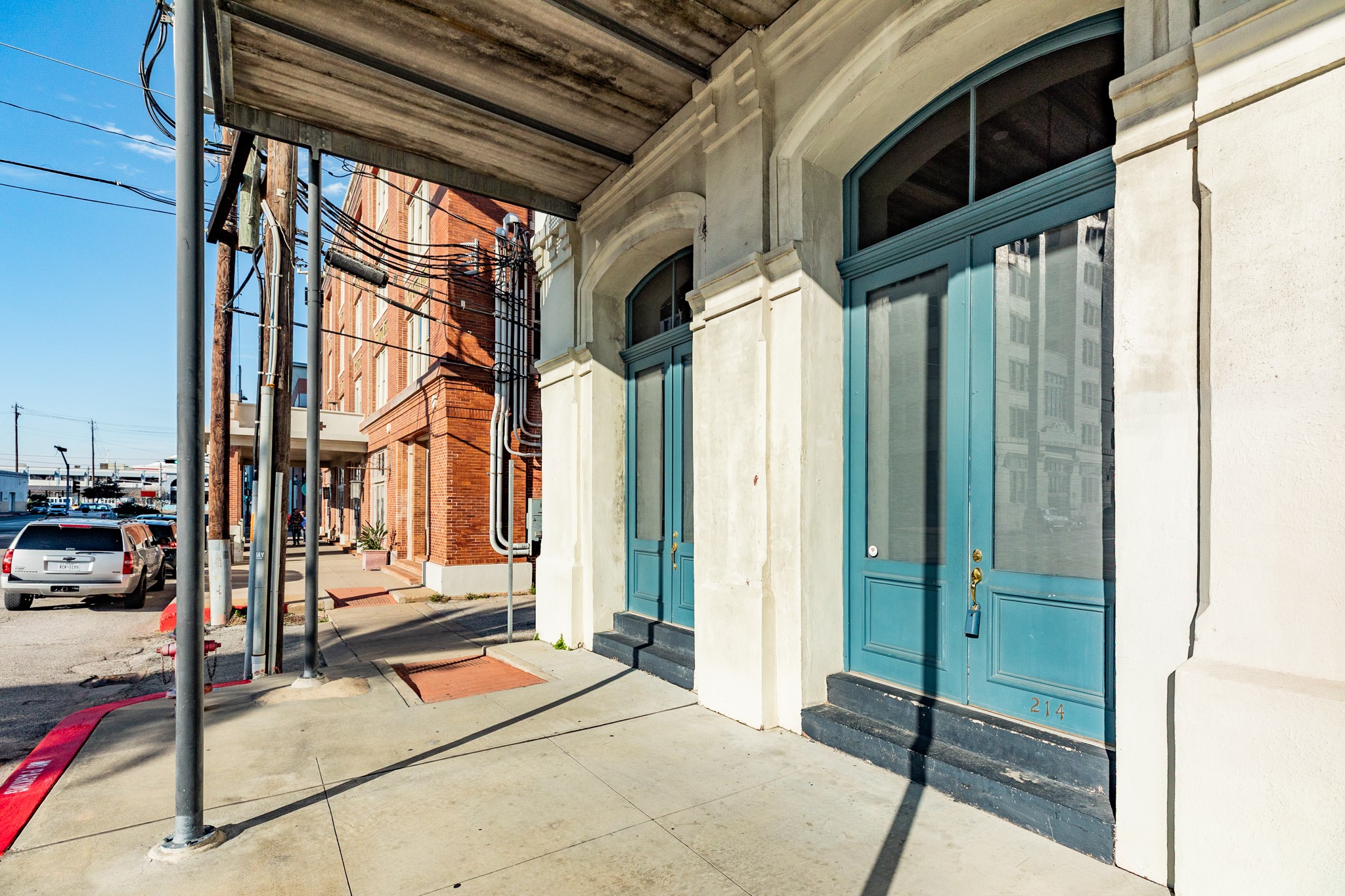 214 Rosenberg Street, Unit 214 Galveston, TX 77550 - Photo 11 of 41 a view of a house with a outdoor space