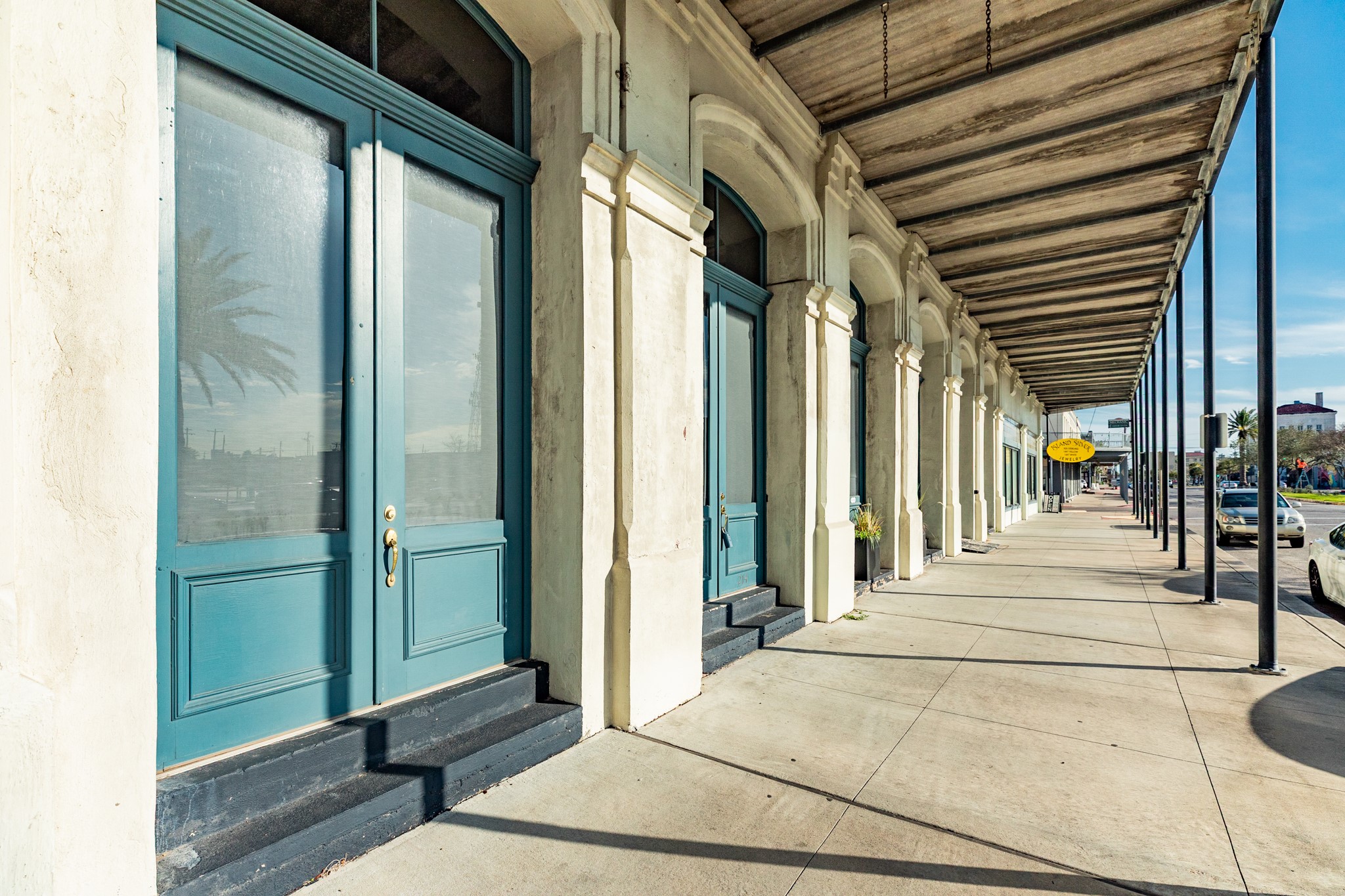 214 Rosenberg Street, Unit 214 Galveston, TX 77550 - Photo 12 of 41 a view of a balcony