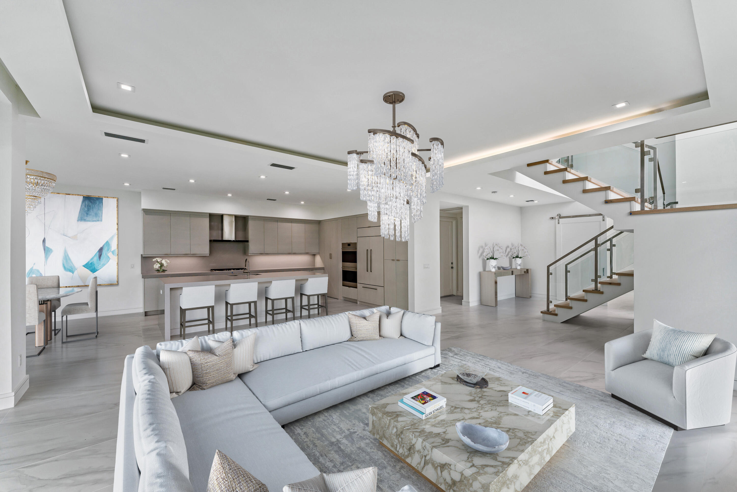 423 Ocean One Lane Juno Beach, FL 33408 - Photo 4 of 58 a living room with furniture and wooden floor