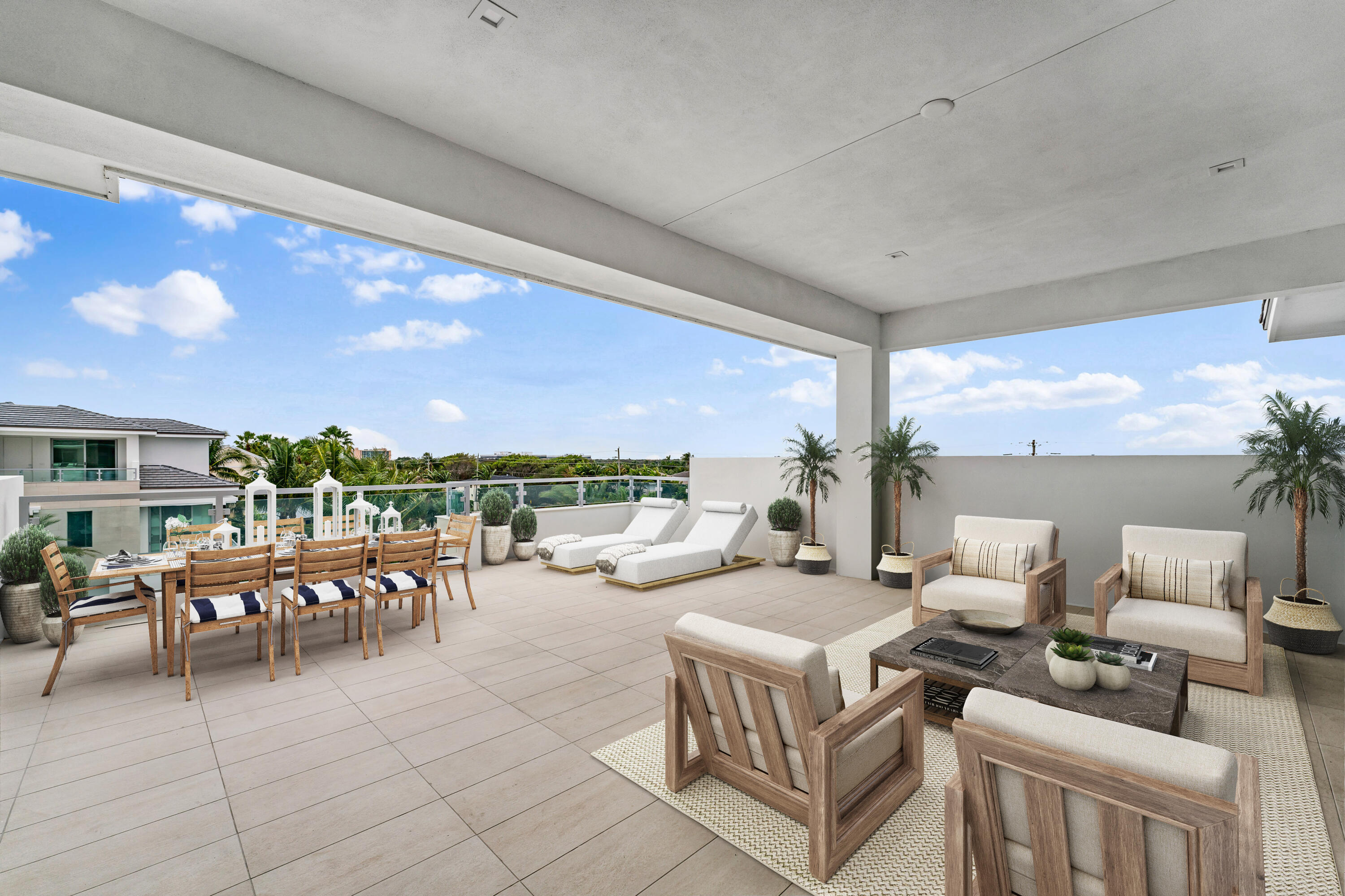 423 Ocean One Lane Juno Beach, FL 33408 - Photo 6 of 58 a living room with furniture and a large window
