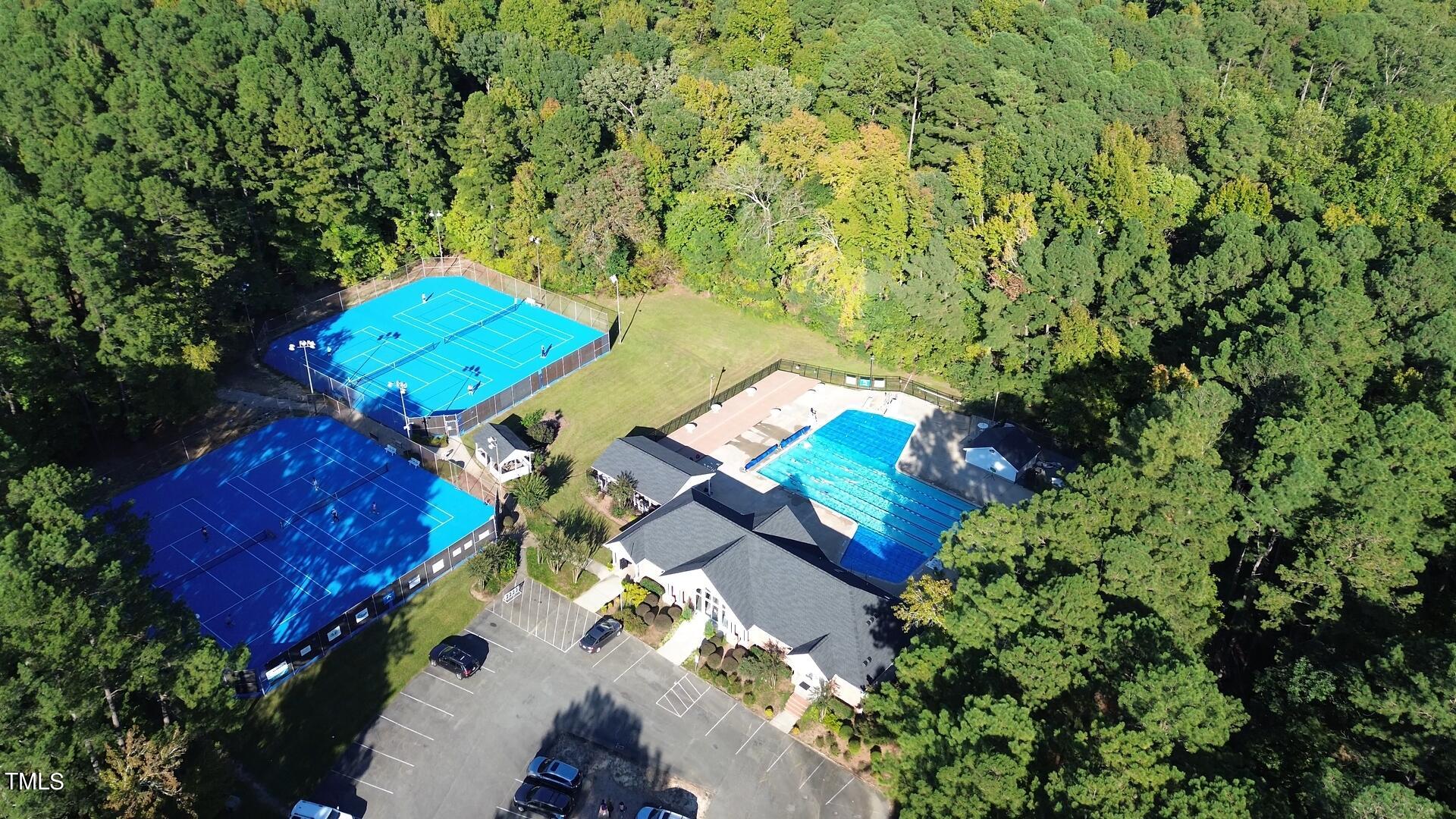 10001 Bushveld Lane Raleigh, NC 27613 - Photo 18 of 19 Tennis_Pool Wood Valley