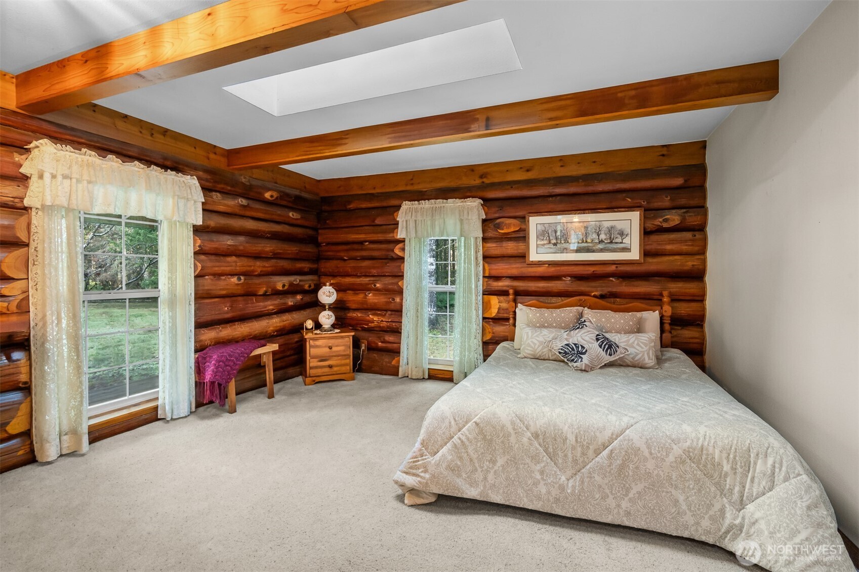 194 Piper Lane Chehalis, WA 98532 - Photo 11 of 40 a bedroom with a bed and a large window