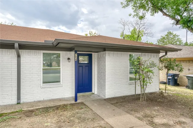 a house with a outdoor space