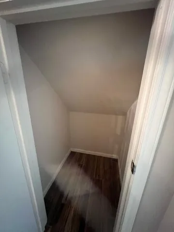 a view of storage and utility room