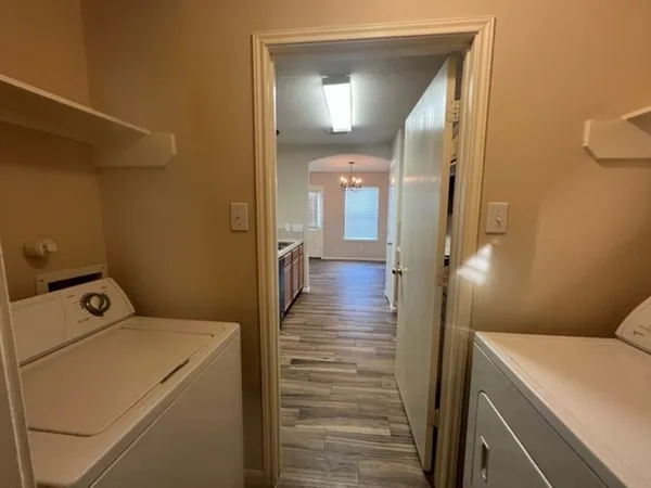 a view of a bathroom with utility room