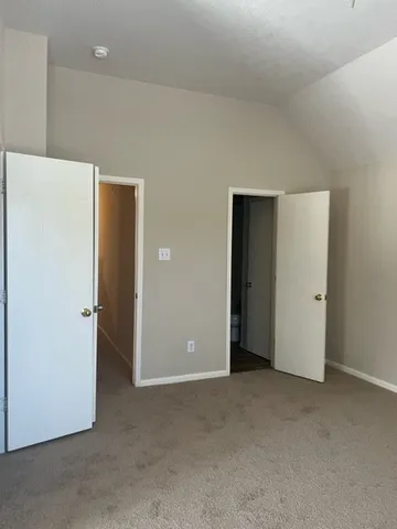 a view of an empty room