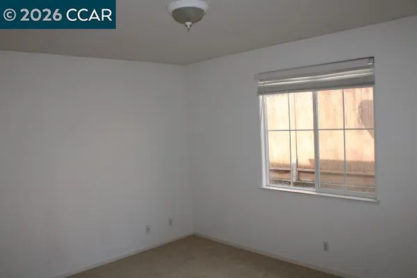 an empty room with window