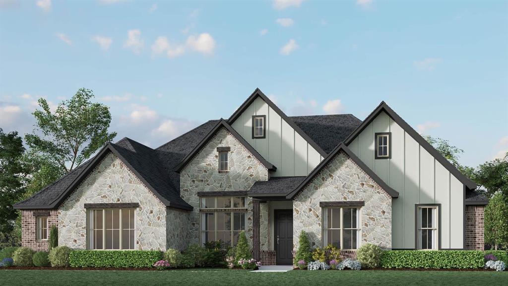 27 Old Crow Road Joshua, TX 76058 - Photo 1 of 6 a front view of a house with garden