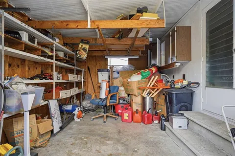 a view of storage and utility room
