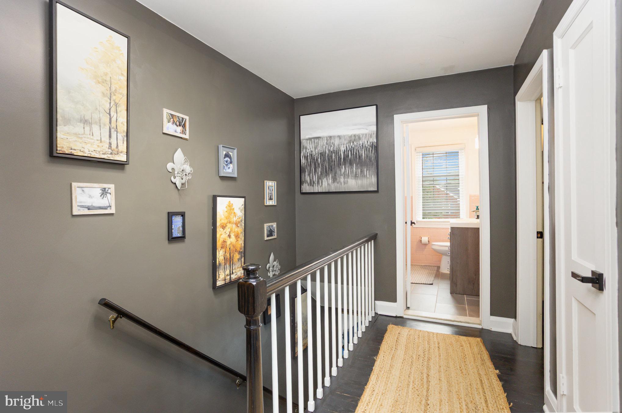 1500 Doxbury Road Baltimore, MD 21286 - Photo 18 of 36 a view of a hallway with entryway door with wooden floor