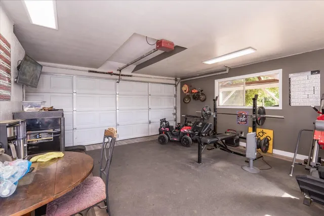 a room with furniture