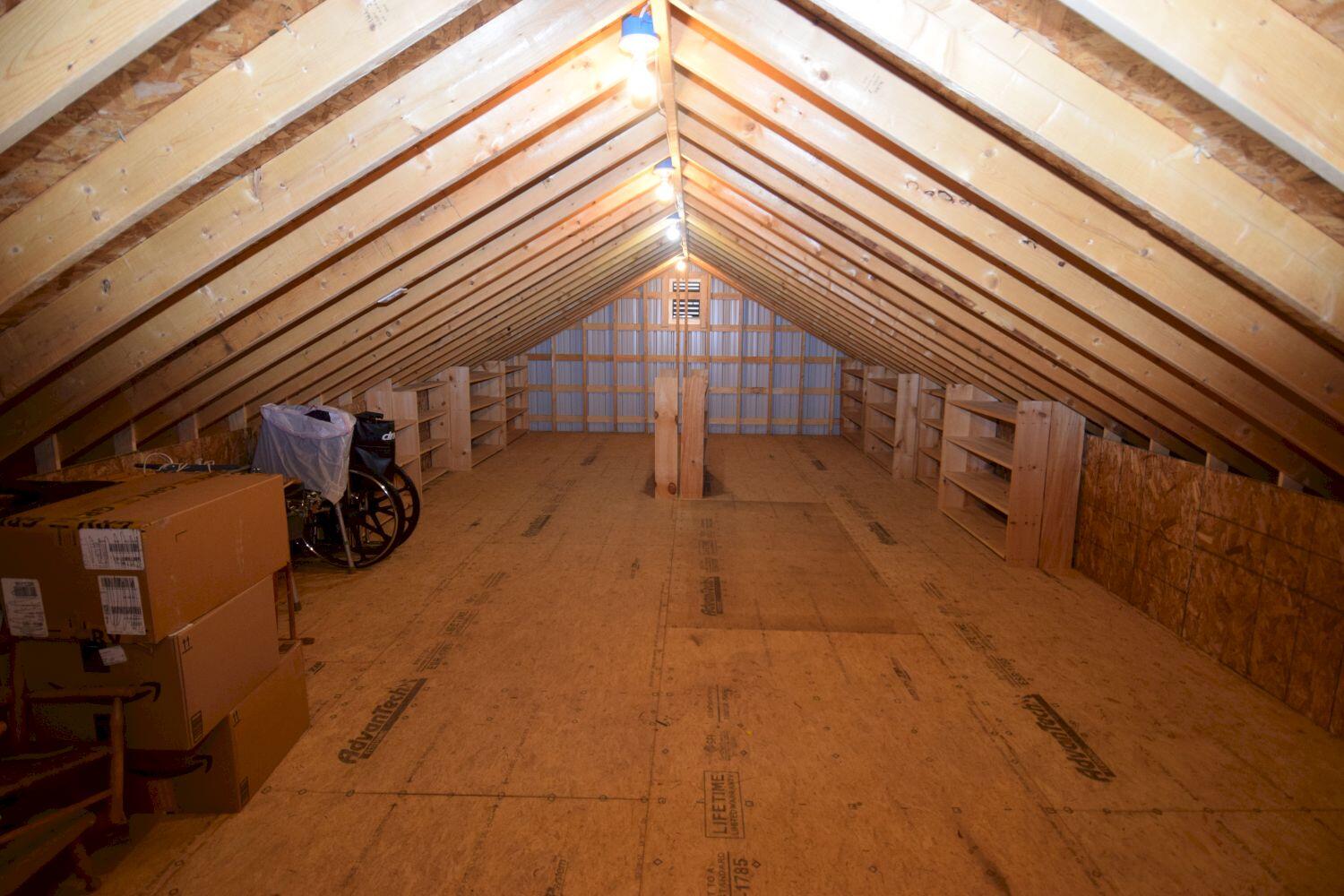 4 New Portland Road North Anson, ME 04958 - Photo 62 of 74 upstairs garage storage