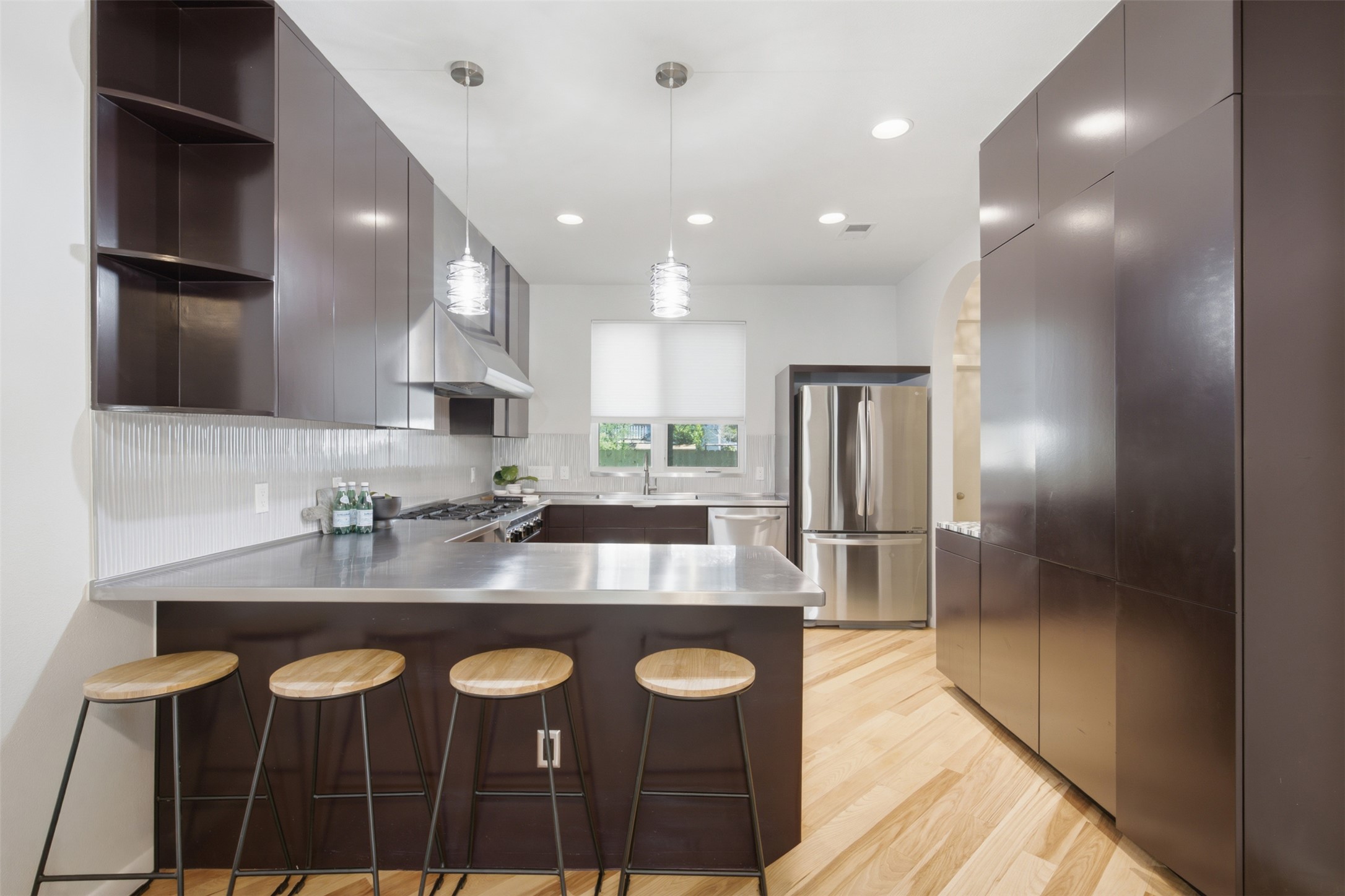 206 East 43rd Street Austin, TX 78751 - Photo 9 of 29 Stylishly updated, this kitchen is one of the highlights of this home.