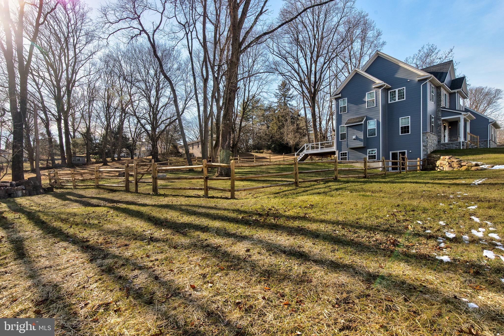 235 Howarth Road Media, PA 19063 - Photo 41 of 46 New post and rail fence