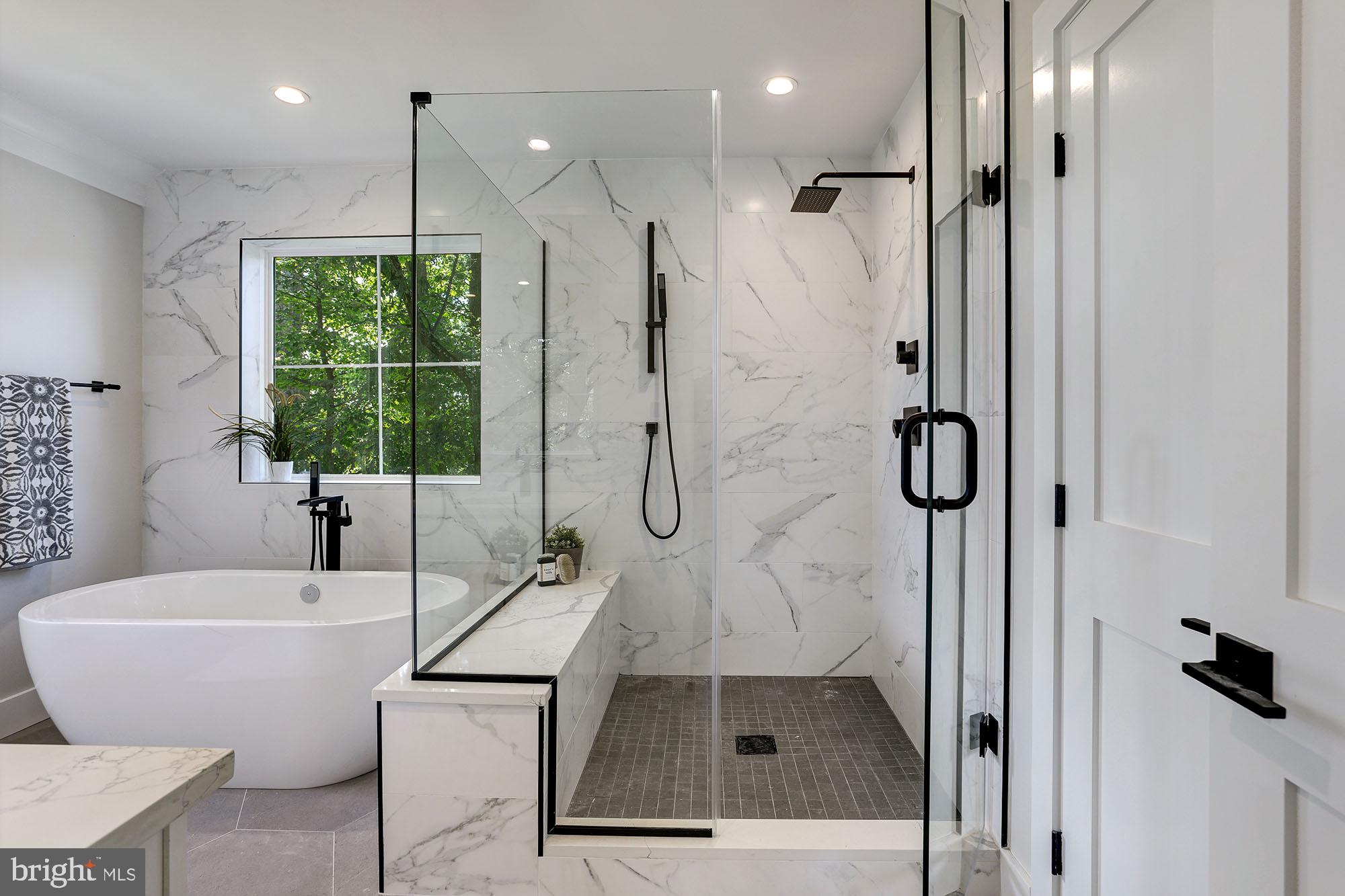2902 Jennings Road Kensington, MD 20895 - Photo 20 of 42 Owners bath walk-in shower and soaking tub