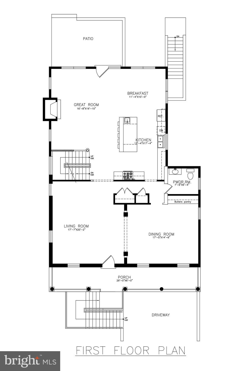2902 Jennings Road Kensington, MD 20895 - Photo 42 of 42 Entry level floorplan