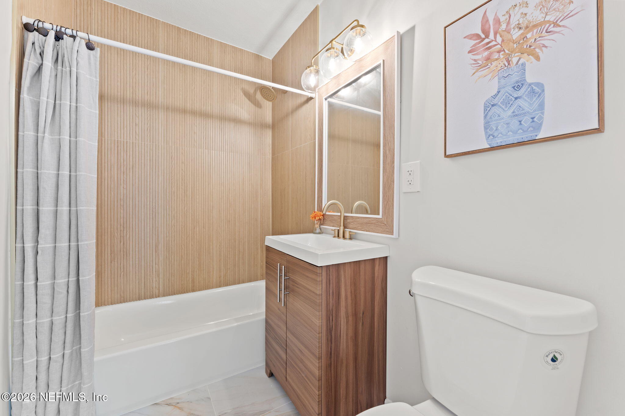 4517 Delta Avenue Jacksonville, FL 32205 - Photo 20 of 25 a bathroom with a sink a toilet and shower