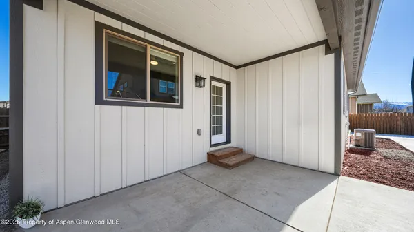 a view of an entryway door
