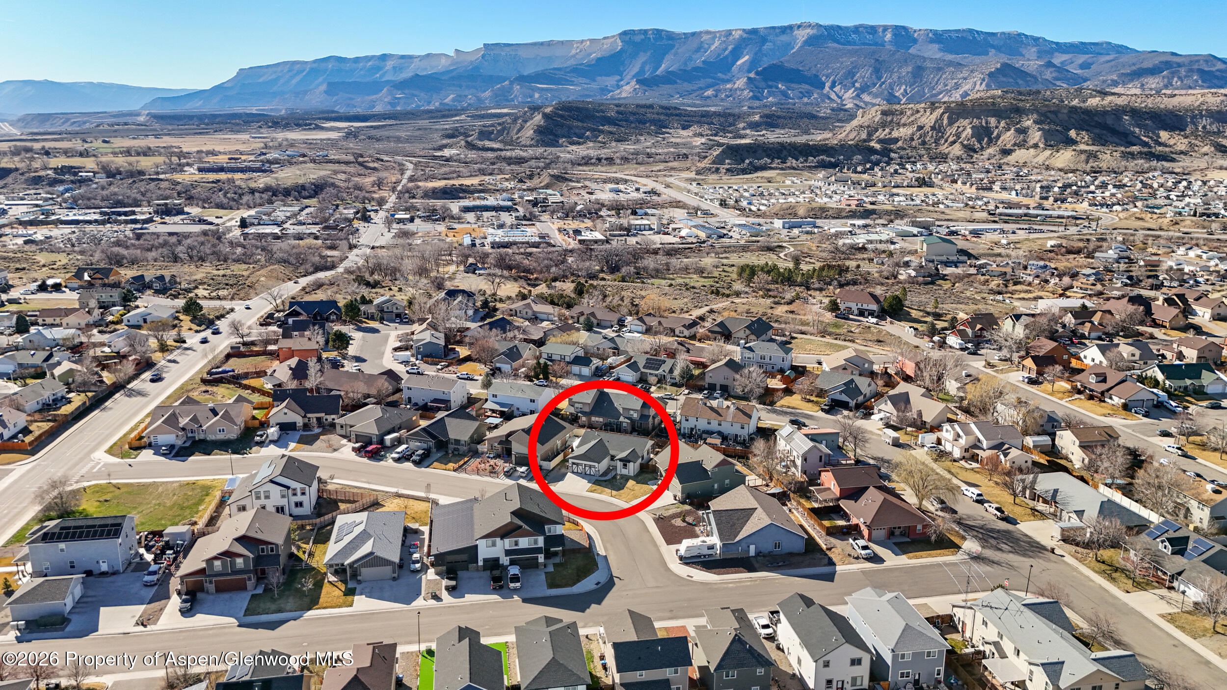 1667 Balsam Loop Rifle, CO 81650 - Photo 27 of 30 an aerial view of residential house and sandy dunes