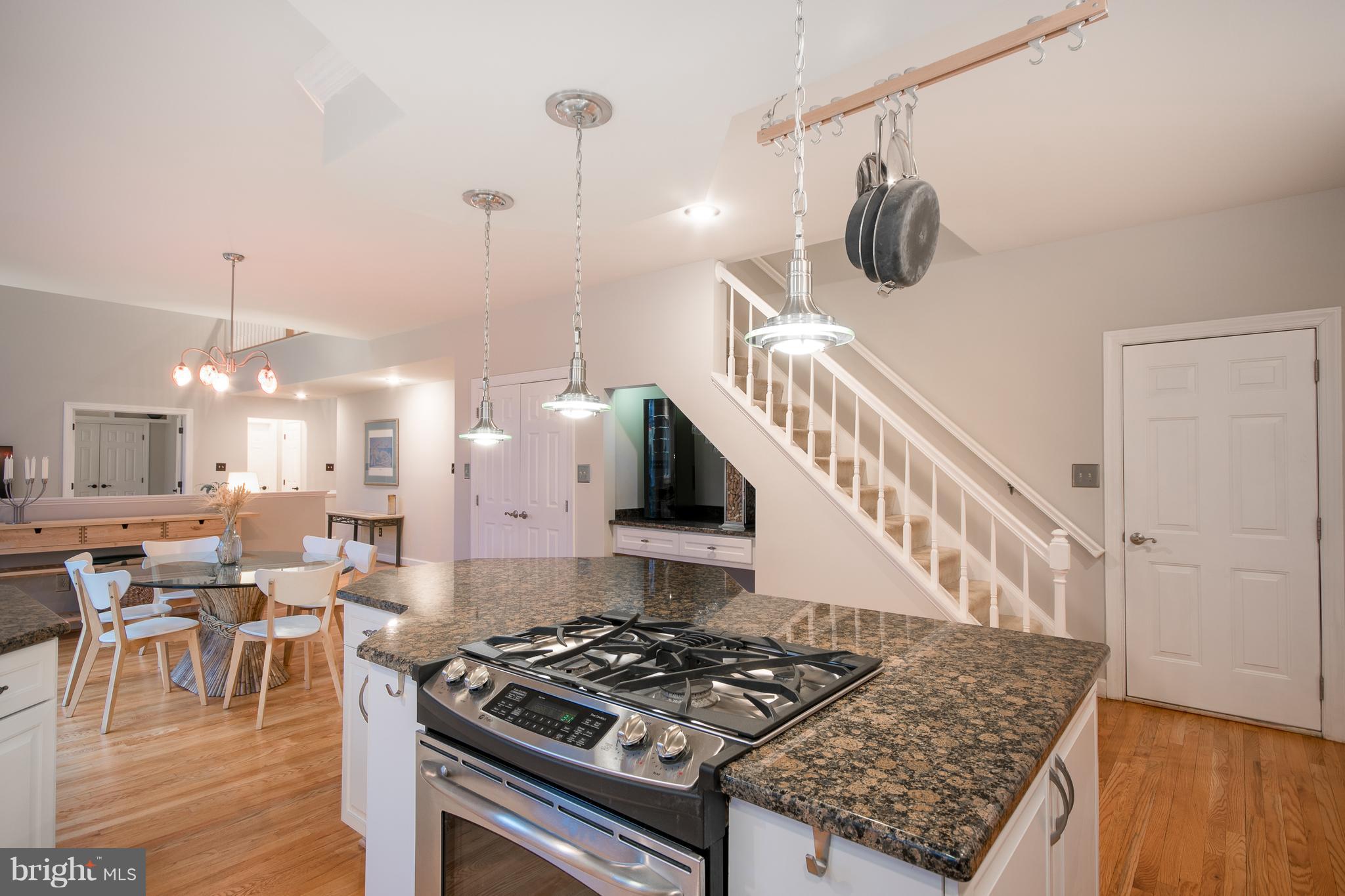 3111 Hunt Road Oakton, VA 22124 - Photo 9 of 30 Large Kitchen island and back (2nd) staircase