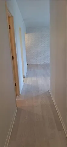 a view of a balcony from a window