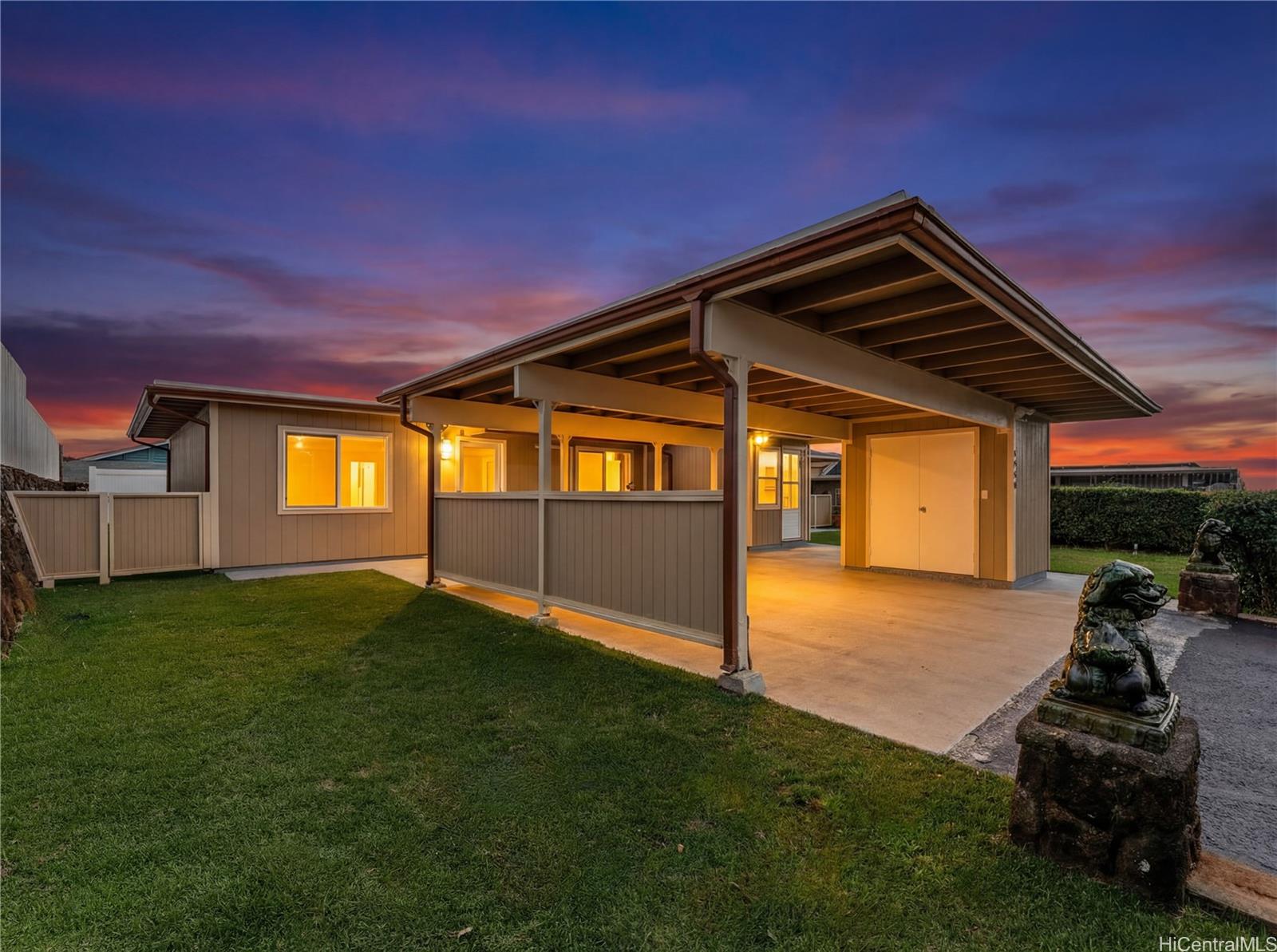 94-84 Keahilele Street Mililani, HI 96789 - Photo 18 of 20 a house view with a garden space