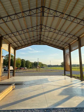 a view of a swimming pool and outdoor space