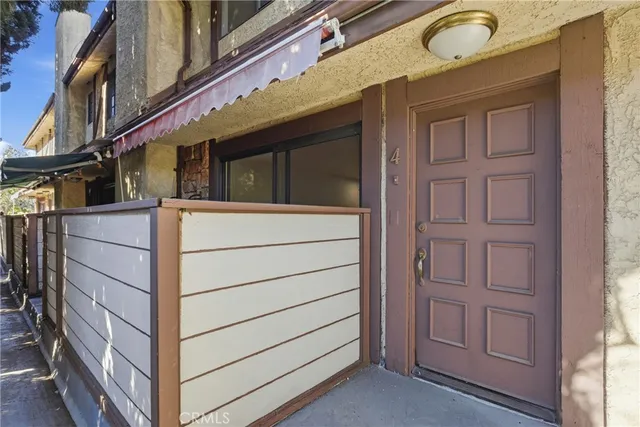 a view of a house with a door
