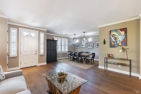 a bedroom with a bed and a fireplace