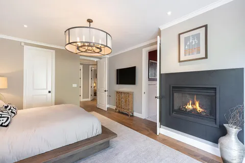 a view of a city with a lake view